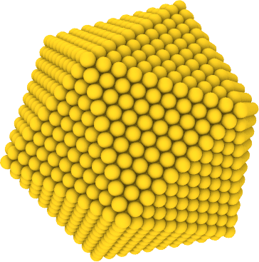 Maykay icosahedron consisting of 3871 atoms